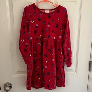 Hanna Andersson Red Floral Kids Dress